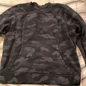 Lululemon Scuba Camo Sweatshirt